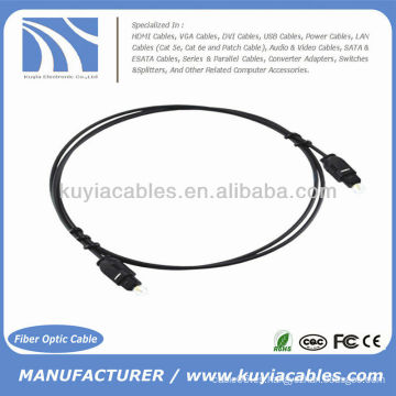 Cable de audio Toslink de fibra óptica digital de 1M